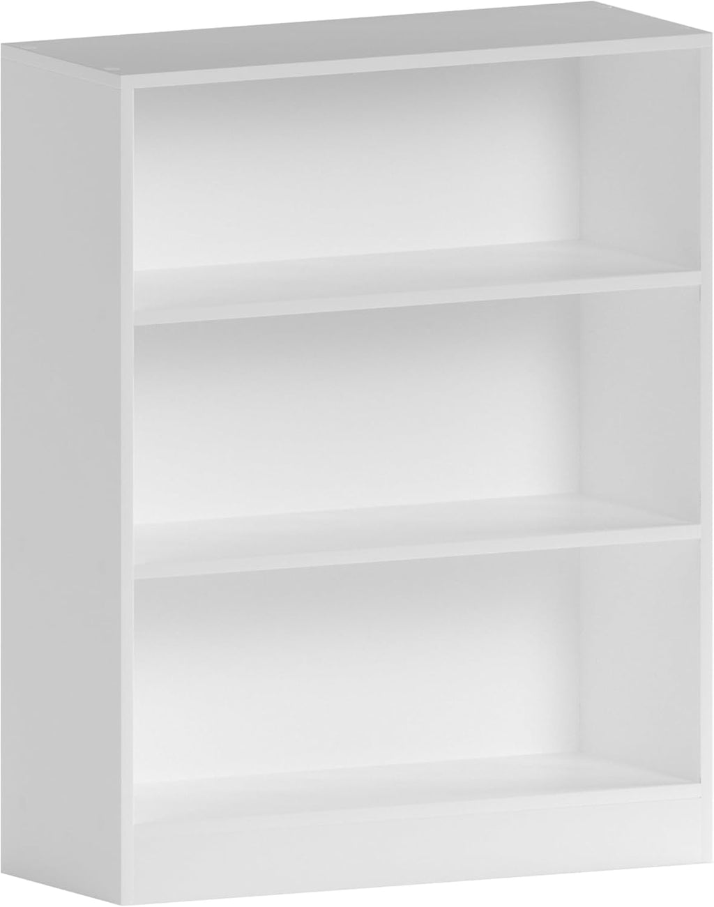 White Wooden Shelving Display Storage Unit Office Living Room Furniture