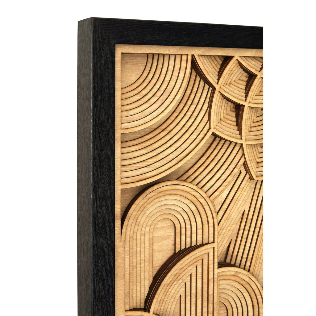 Abstract Wall Decor on Wood