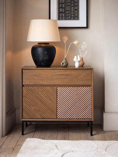 Dark Marlow Oak Effect Small Sideboard