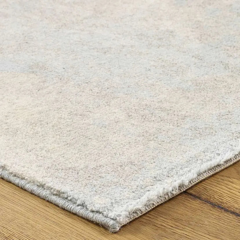 Blue Grey Biscuit Rug Chamonix